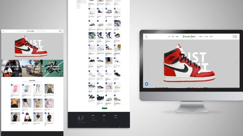 portfolio New e-commerce development - Gemmati sport